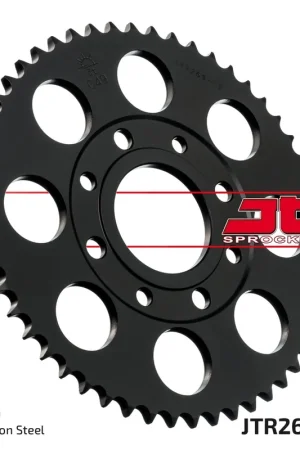 JT SPROCKETS - REAR STEEL 52T, 428 - Sprockets - 52T Geld-Terug-Garantie